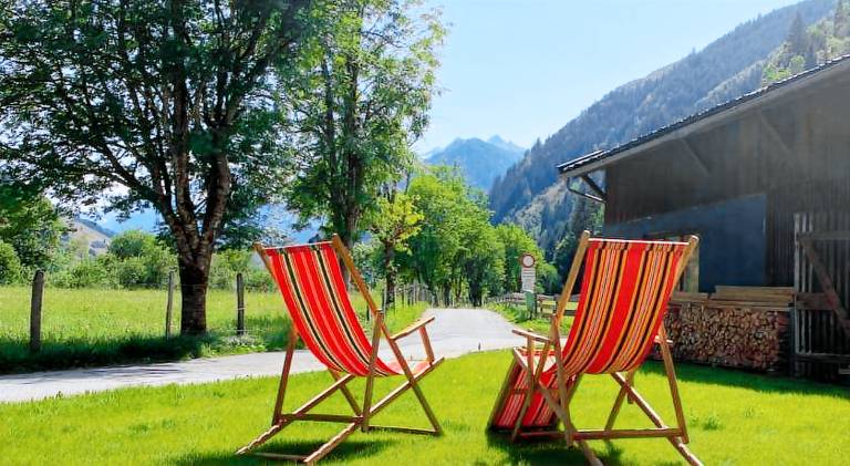 Rental apartment with grill, patio & yard in Rauris