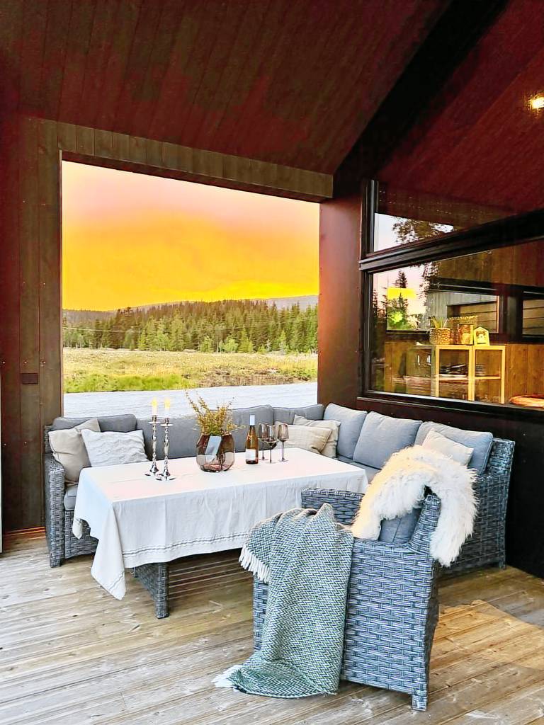 Ferienhaus mit Hund in Lierne, Norwegen fuer max. 8 Personen