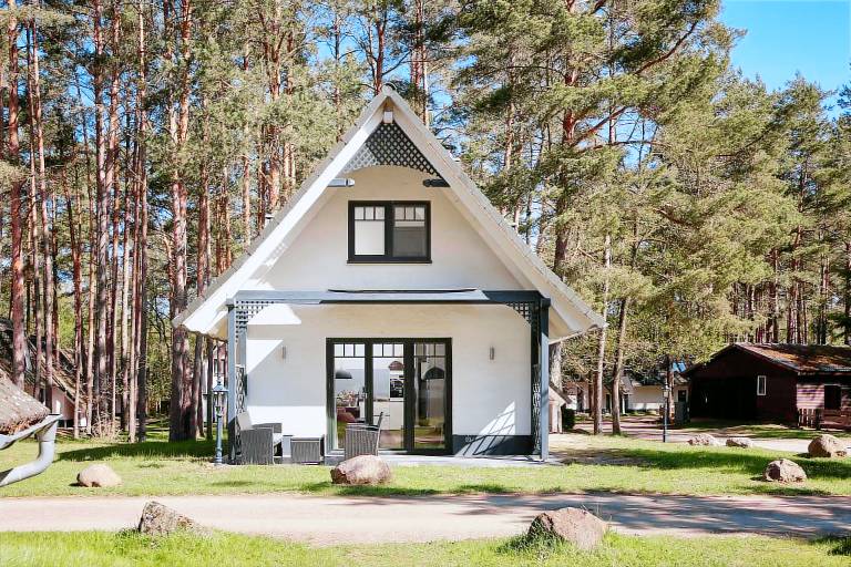 Ferienhaus mit Pool in Nossentiner Hütte, Mecklenburgische Seenplatte f&uuml;r max. 6 Personen