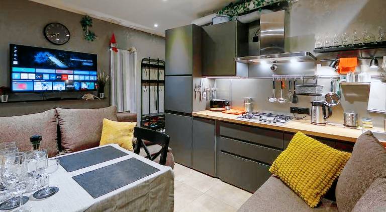 Apartment with 2 rooms for 8 persons in Riga