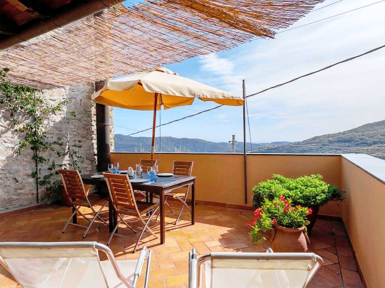 Ferienhaus in Pontedassio, Chiusanico für max. 8 Personen