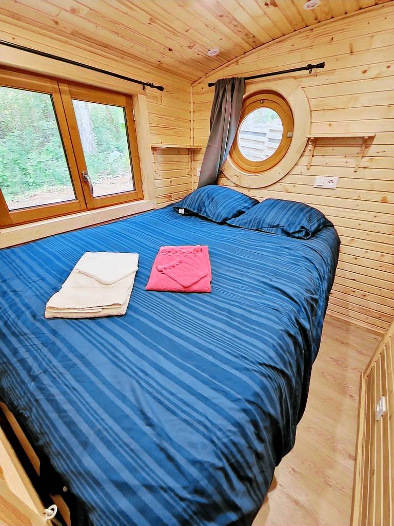 Family-oriented mobile home with yard, sauna & private pool | Pool view | Pets are welcome — photo 4