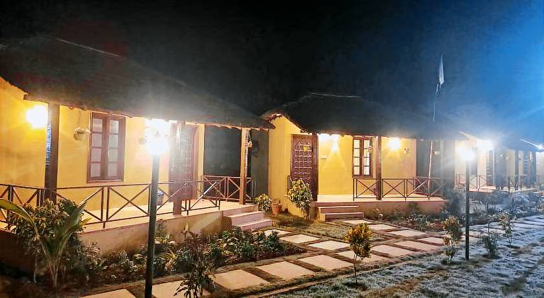 Golden hut resort in Lucknow
