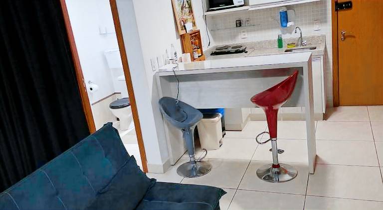 Wonderful serviced apartment with patio & yard | Pet-friendly in Goiânia