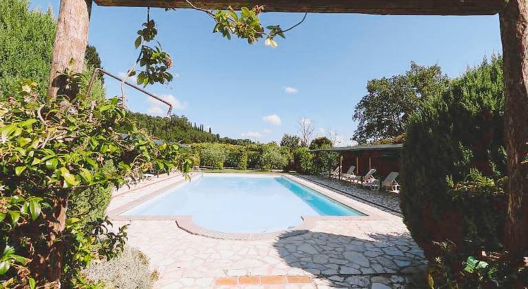 Villa Nobile Cortona family apartments in Cortona