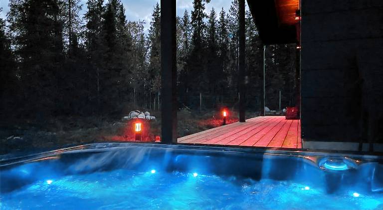 Modern Villa JoenPolku Ruka With jacuzzi, sauna and scenic views — photo 4