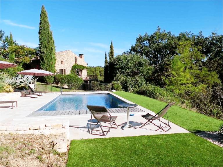 Ferienhaus in Saint-Paulet-de-Caisson, Pont-Saint-Esprit f&uuml;r max. 5 Personen