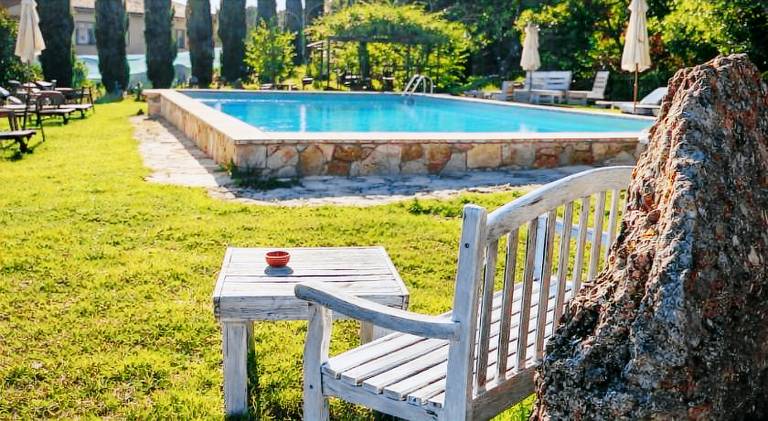 Farm with yard, barbeque & pool in Sarteano