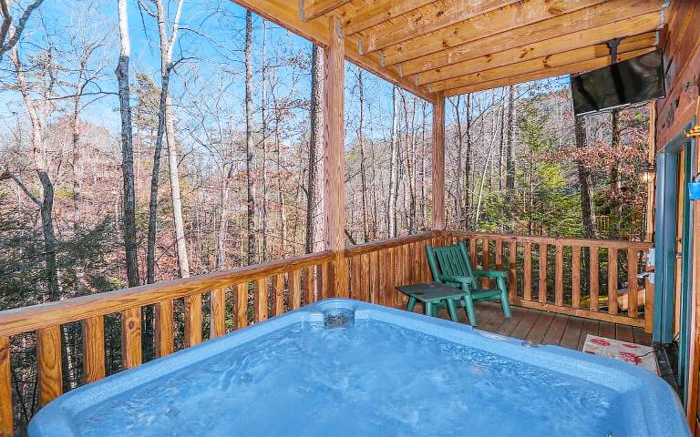Awesome Getaway and a Theater - Hot Tub Bliss Meets Home Theater Fun in Sevierville, TN