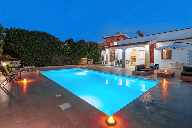 Villa 'Villa Gioia Fontane Bianche' with Sea View, Wi-Fi and Air Conditioning — photo 2