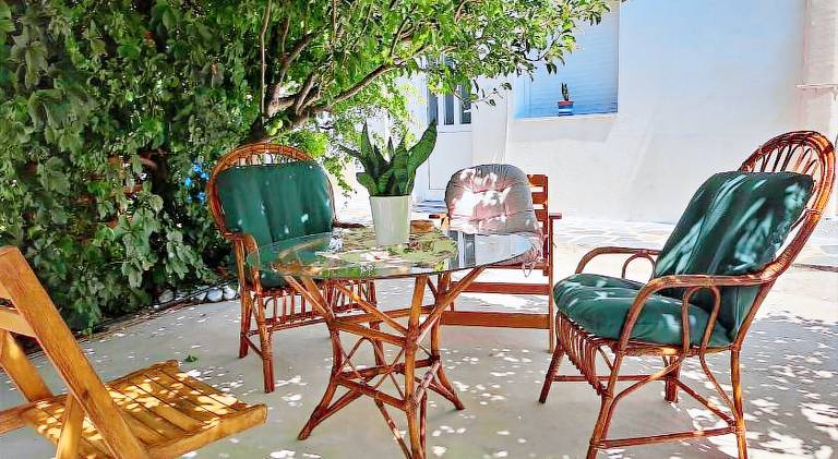 Pleasant apartment with terrace & yard | Dogs allowed in Sitia