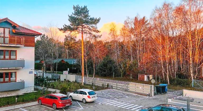 Serviced apartment with garden, BBQ & terrace in Darlowo