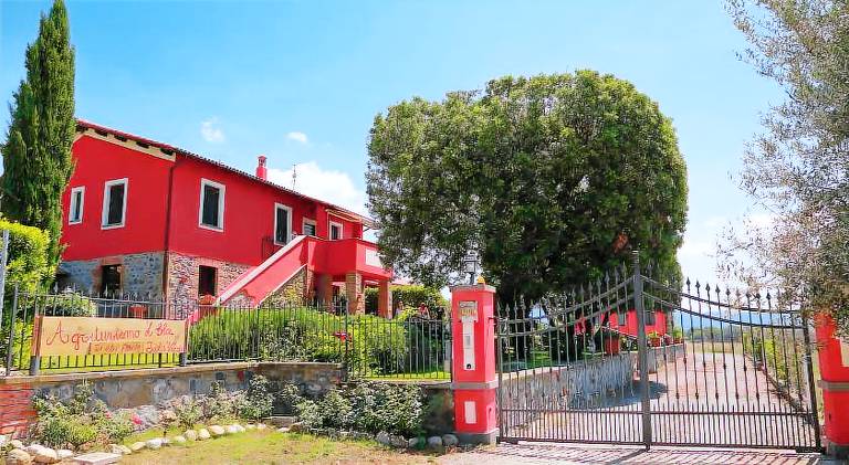 Farm with garden, BBQ & pool in Bolsena