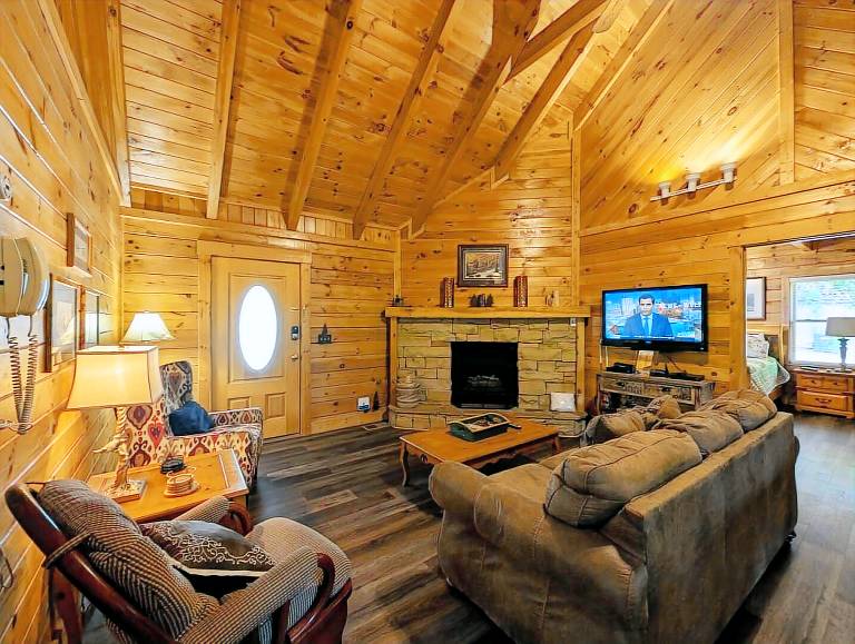 Children-friendly cabin with private pool | Pets allowed — photo 4