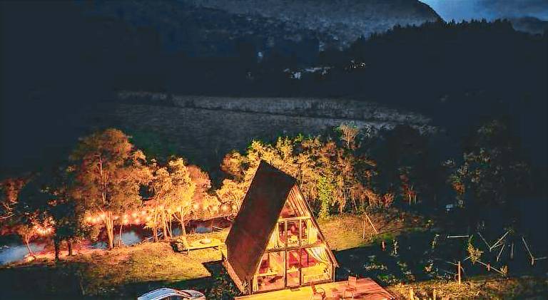 Pleasant lodge with jacuzzi & garden | Dogs allowed in Urubici