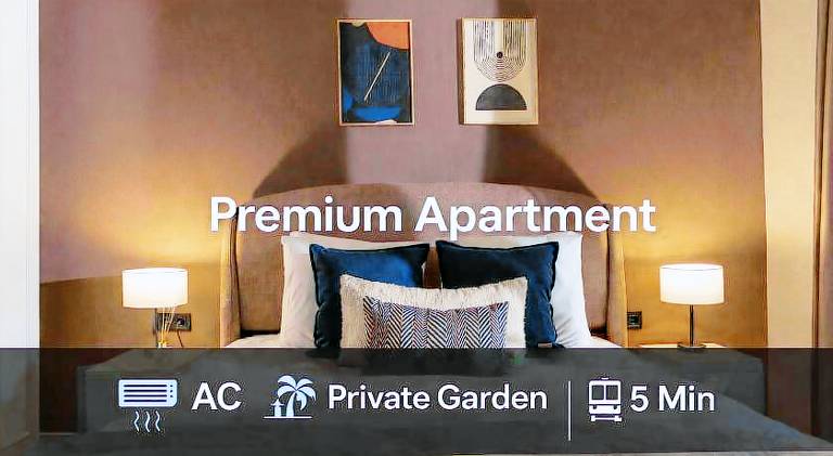 Renovated Flat near Tram All Rooms AC in Marmara