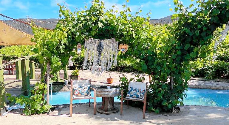 Charming tent with pool & hot tub | Dogs allowed — photo 5