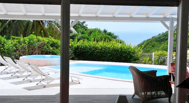 Magar Vue Mer Plain Pied Piscine Jacuzzi Standing in Le Gosier