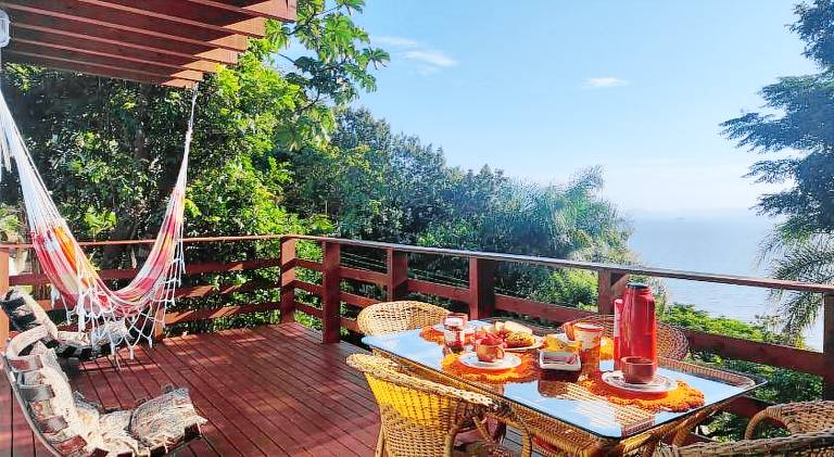 Vacation home with jacuzzi in Palhoça