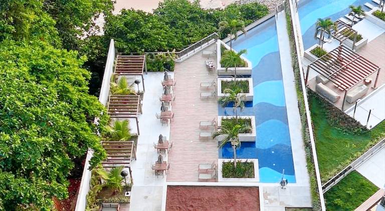Rental apartment with pool in Brotas