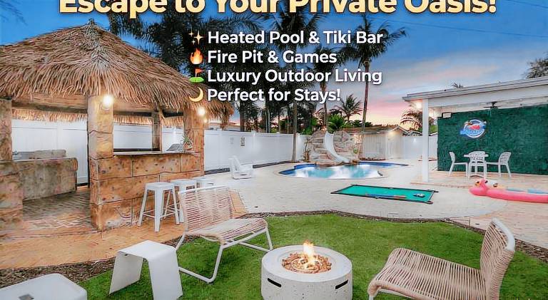 Villa with jacuzzi & pool in Deerfield Beach, FL