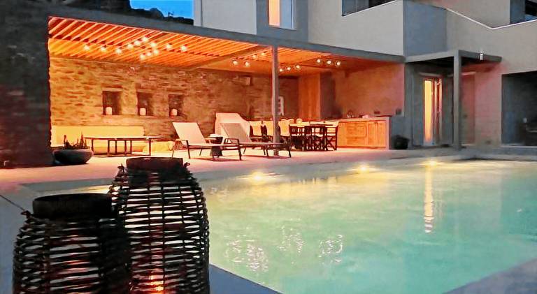 Lodge with pool, terrace & yard | Good for workation in Tinos