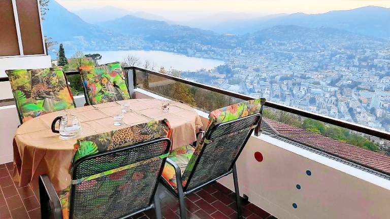 Ferienwohnung in Lugano, Aldesago für max. 4 Personen