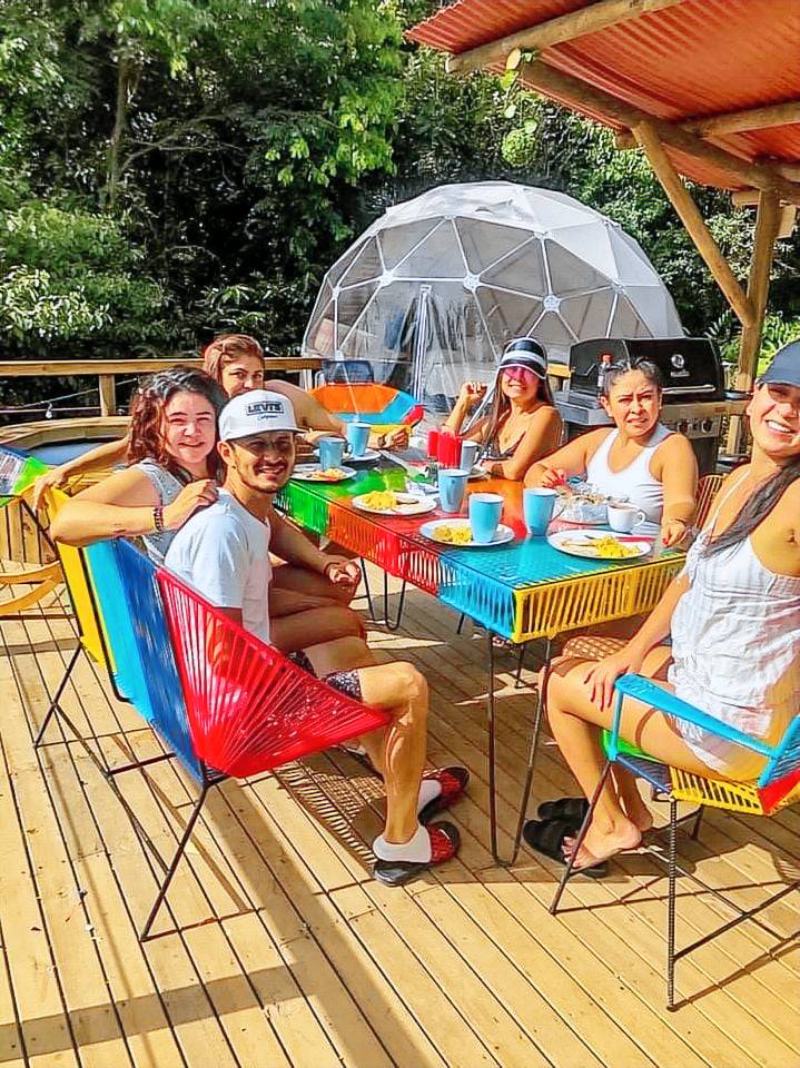 Large Dome Rental with Hot Tub, Perfect for Family or Group Glamping in Colombia — photo 4