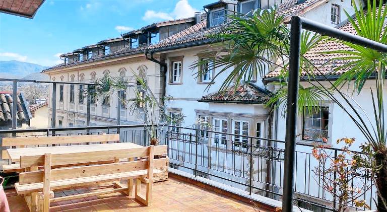 Holiday apartment with patio in Caldaro Sulla Strada del Vino