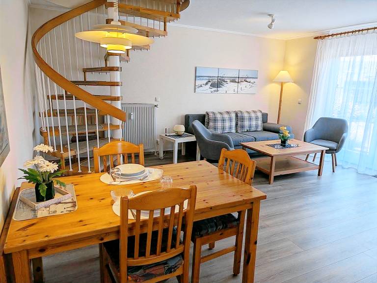 Appartement Fewo Dusche und Bad WC 1 Schlafraum