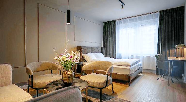 Serviced apartment with 3 rooms for 6 persons in Leipzig
