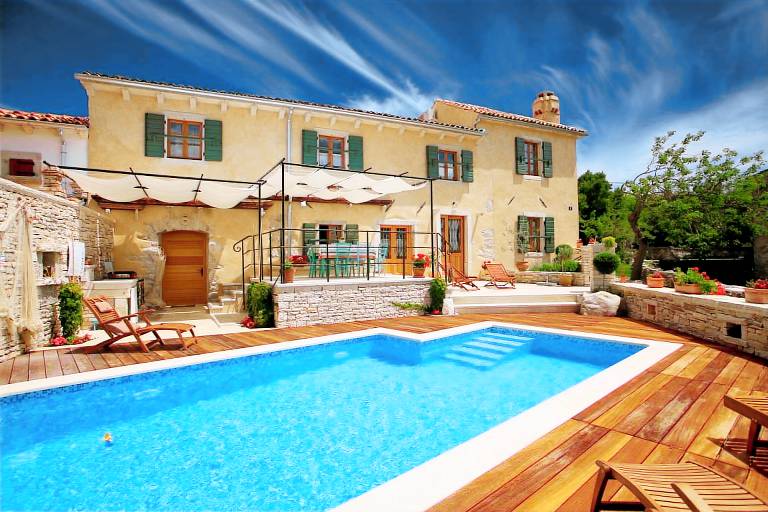 Ferienhaus in Trgetari, Trget für max. 6 Personen