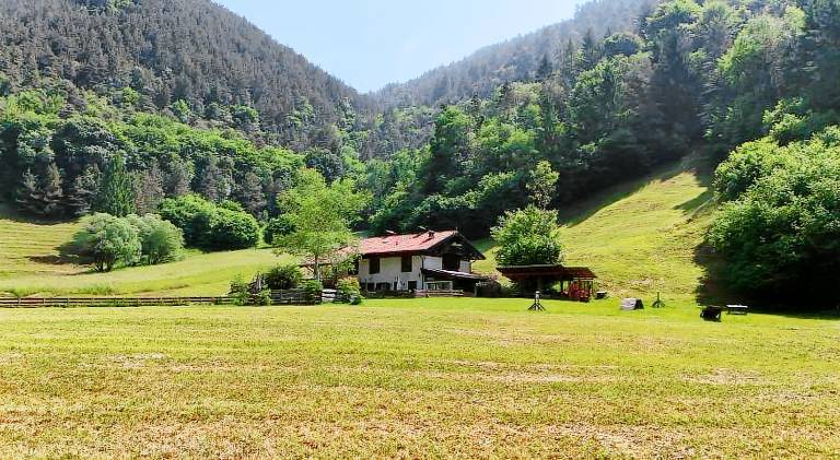 Apartment with patio, garden & BBQ in Ledro