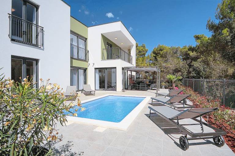 Modern villa with private pool, sun terrace only 2 km from the beach — photo 3