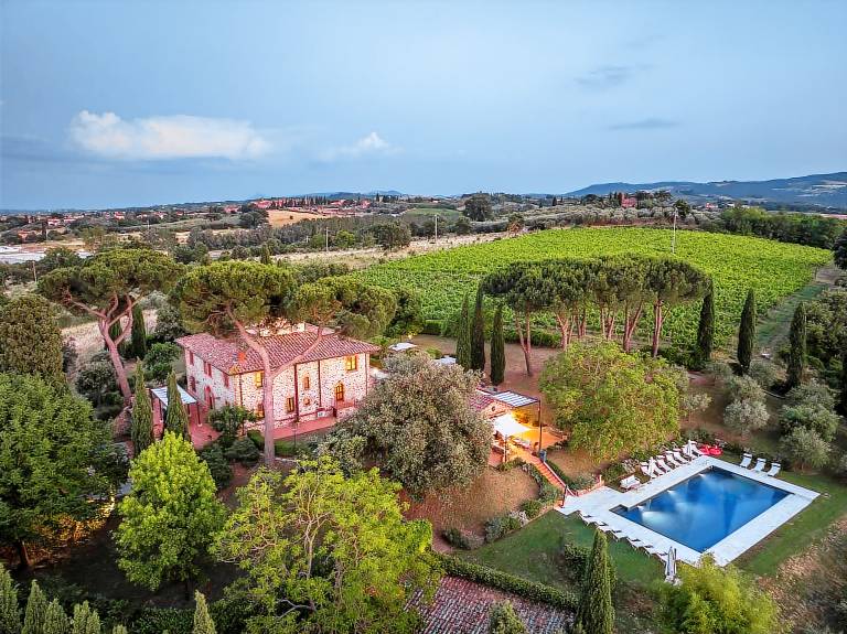 Ferienhaus in Guardavalle, Bettolle für max. 16 Personen Ferienhaus in Guardavalle, Bettolle für max. 16 Personen