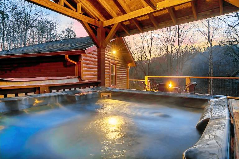 Pool table, Fire pit, Massage Chairs & Hot Tub in Sevierville, TN