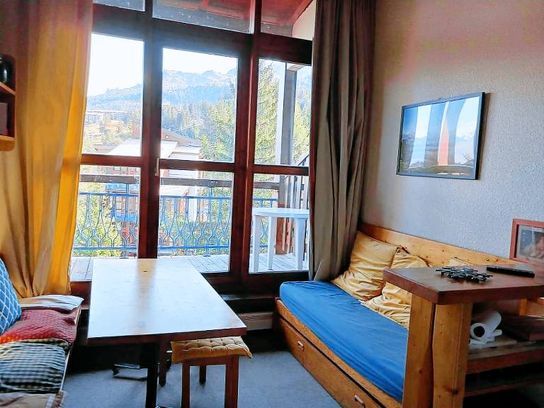 200m from resort center, 5th floor, tv, 30m², Les Arcs — photo 2