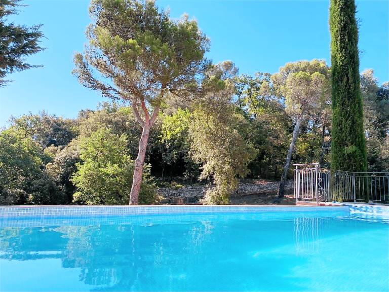 Vacation home with yard, patio & private pool | Nature view — photo 2