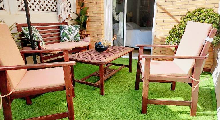 Suite privada con terraza chill out in Roquetas de Mar