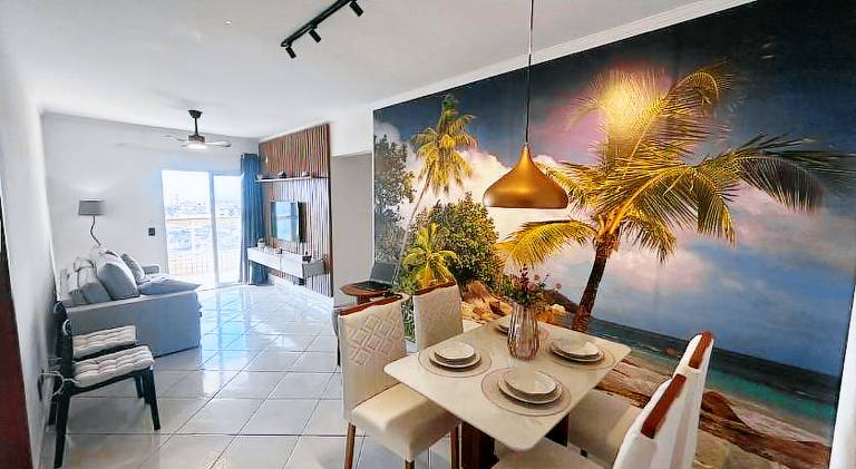 Pleasant rental apartment | Beach nearby | Pets allowed in Praia Grande