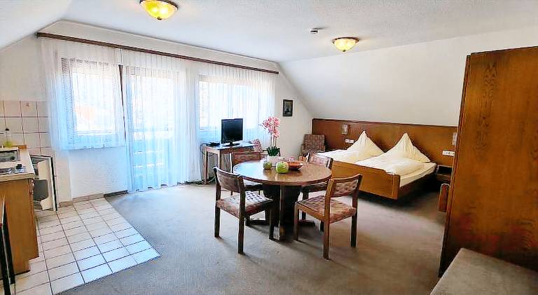 Pension Hauber - Kirchturmblick in Bad Saeckingen