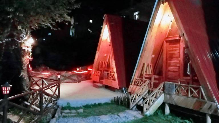 The bear huts in Manali