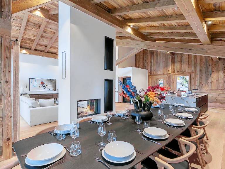 Luxury chalet in Megève with pool, sauna and cinema — photo 2