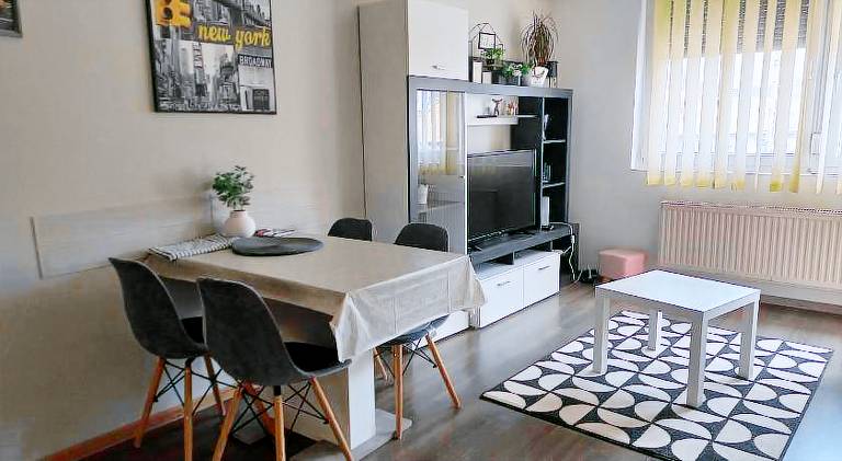 Rental apartment with 1 room for 5 persons in Pecs
