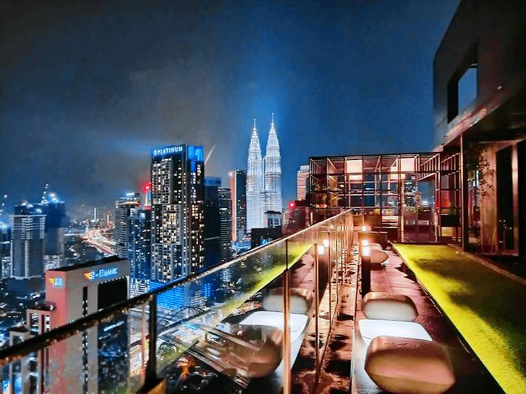 Klcc studio with a rooftop garden playground