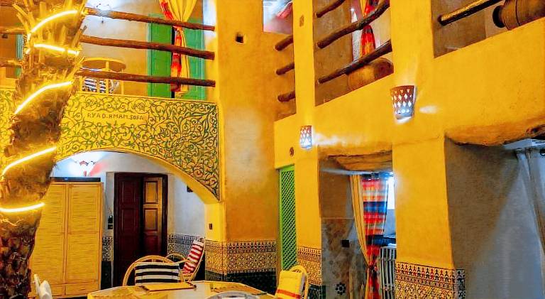 Riad Hmam Sofa in Taroudant