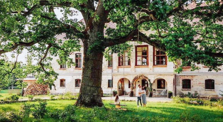 Folwark Wielka Wies - Palac pod Debem in Wielka Wies