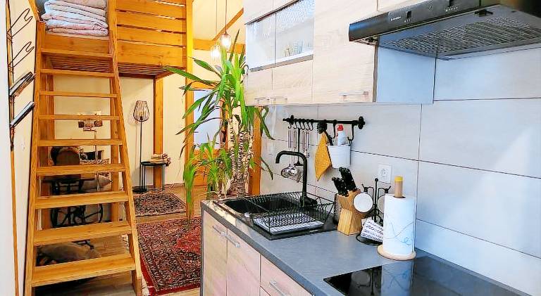 Rental apartment with BBQ, yard & patio — photo 5
