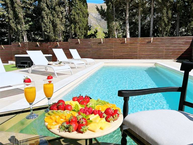 Nice vacation home with garden, terrace & private pool | Garden view | Pets are welcome in Castellammare del Golfo