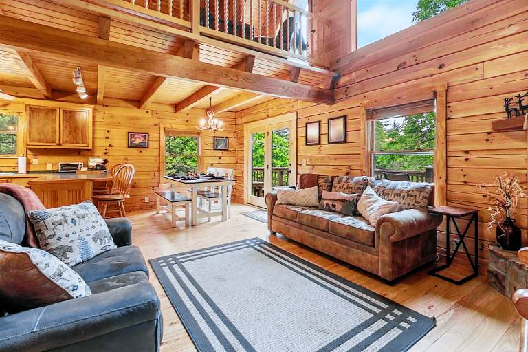 Cabin with 3 rooms for 10 persons in Boone, NC
